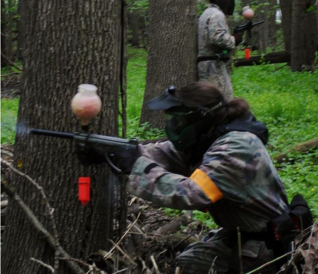 Paintball arena "Paint Pursuit Games"in Minooka, IL. Battleonix