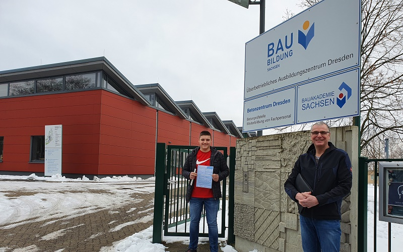 Vom Praktikum zur Ausbildung Bau Bildung Sachsen