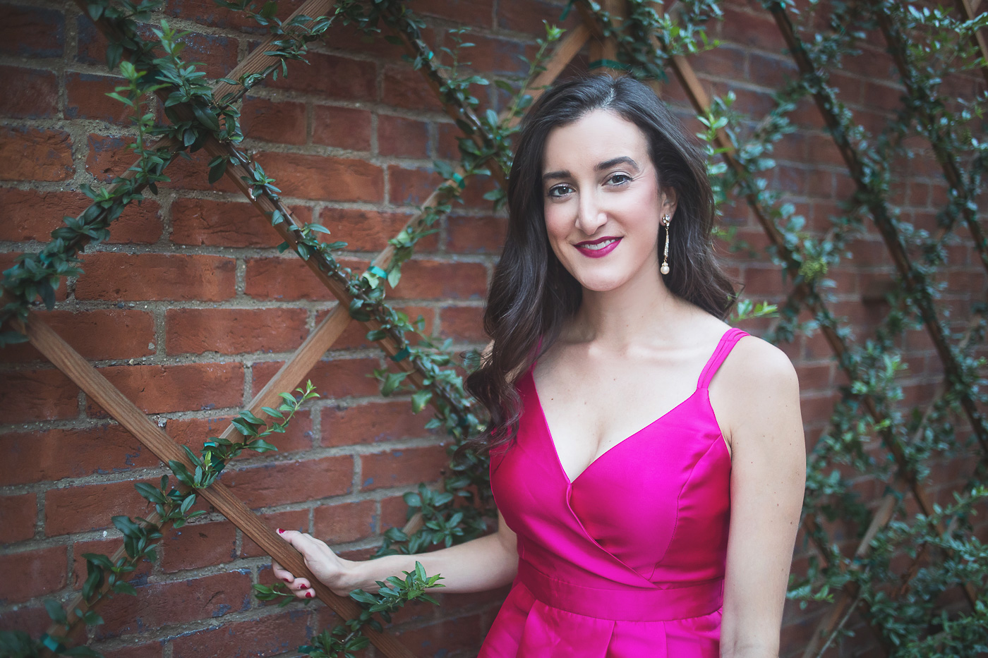 Hot Pink Cocktail Dress Miss Selfridge ASOS Baubles to Bubbles