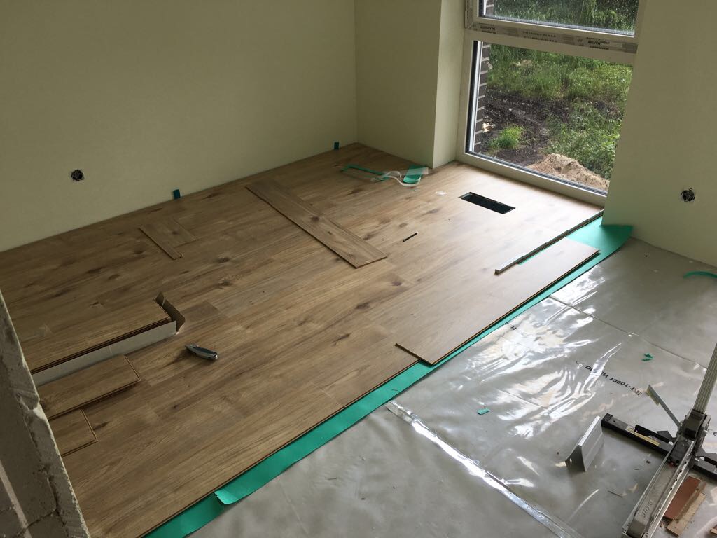 FuÃŸboden im Obergeschoss Bautagebuch