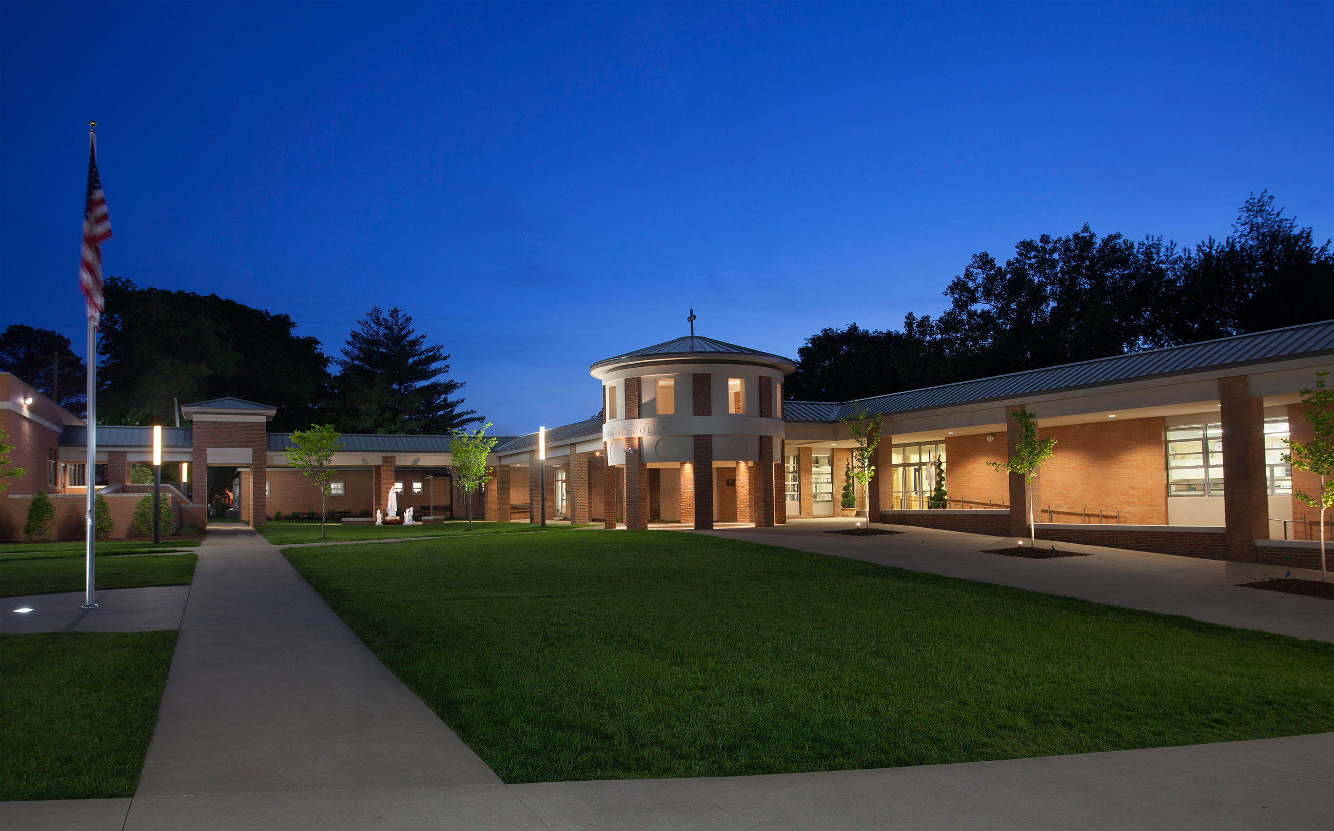 Overbrook School Great Lawn and Lobbies BAUER ASKEW Architecture