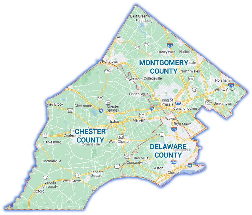 Service Area Bauman Pitts Plumbing & Heating LLC