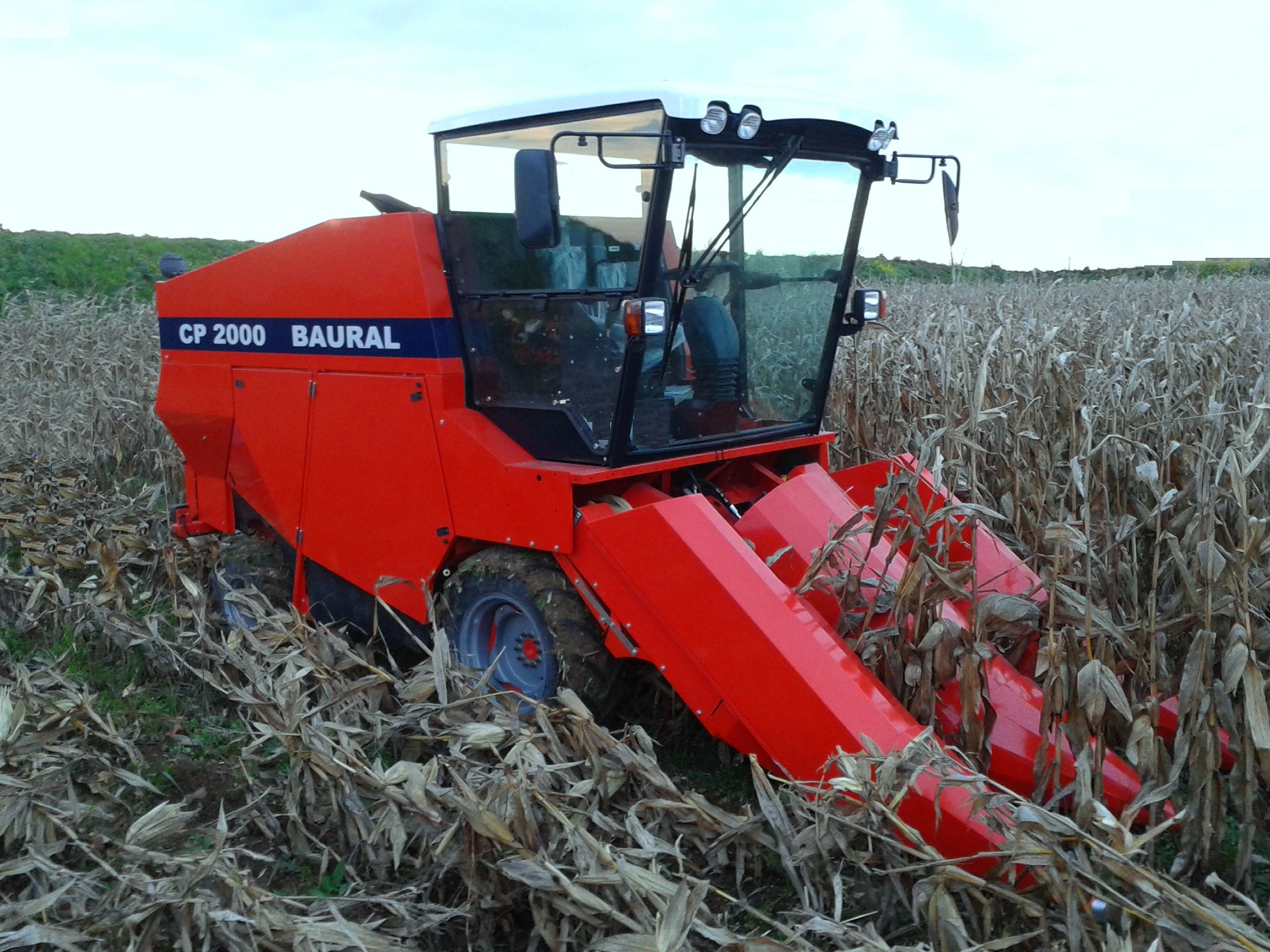 Corn picker CP2000 BAURAL Construction de machines spéciales pour