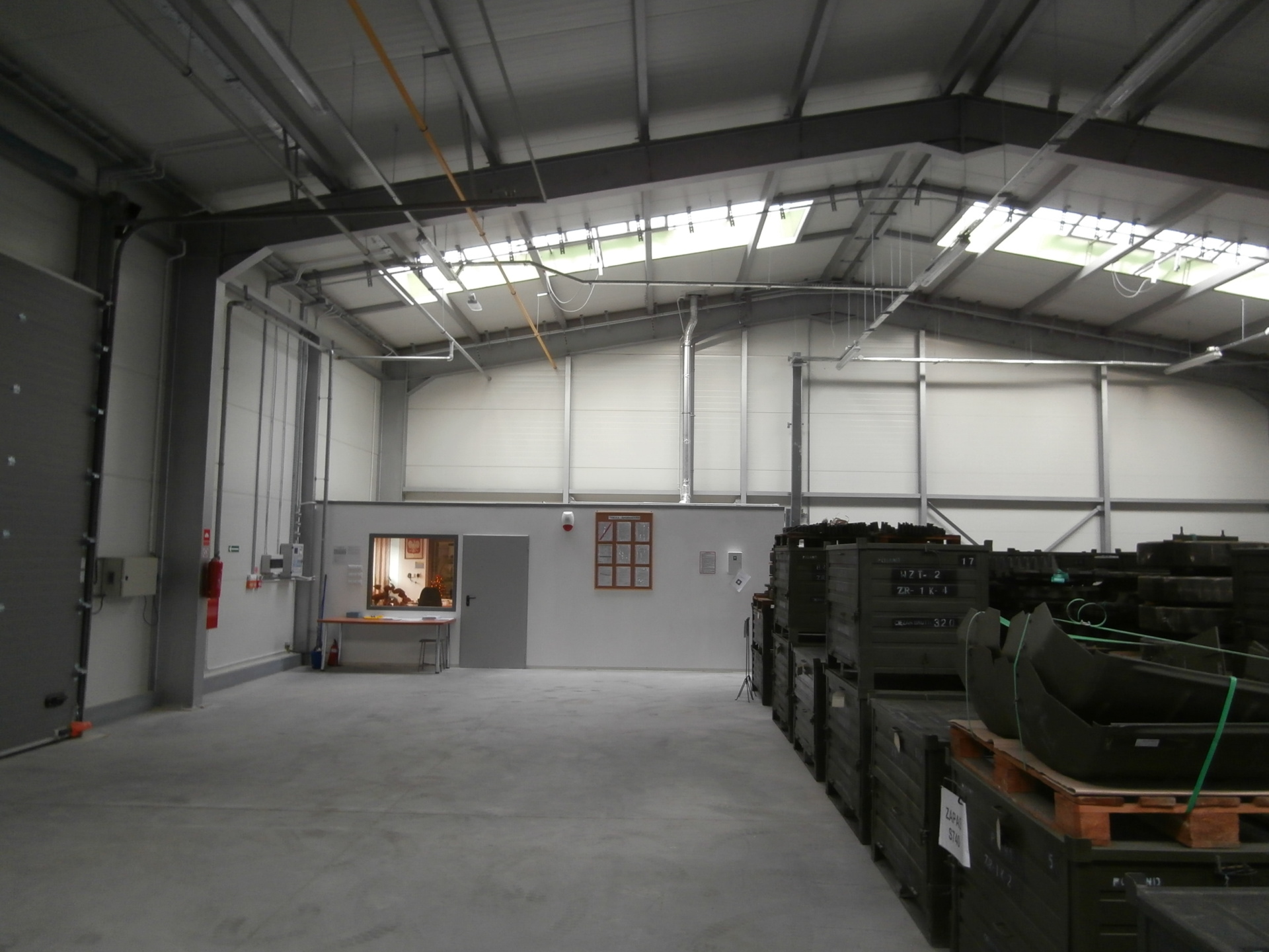Warehouse building for a military base near Zielona Góra Bauren
