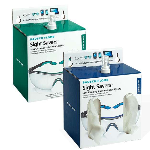 Disposable Lens Cleaning Stations with Bausch + Lomb FogShield XP®