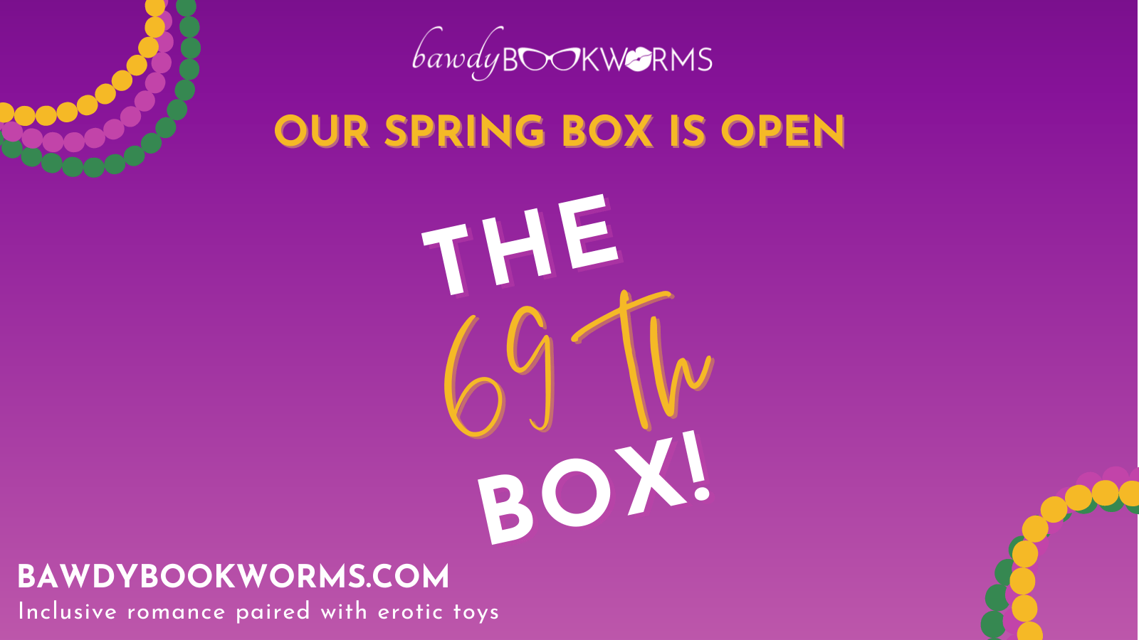 An Important Update On Our Subscription Boxes Bawdy Bookworms