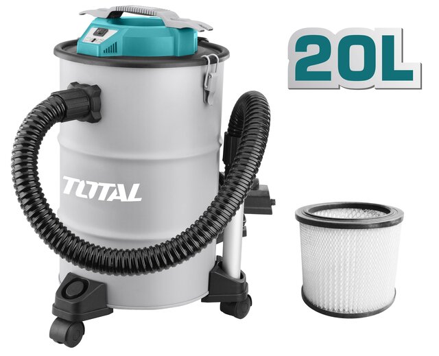 TOTAL ASH VACUUM CLEANER 1.200W 20Lit (TAVC12201)