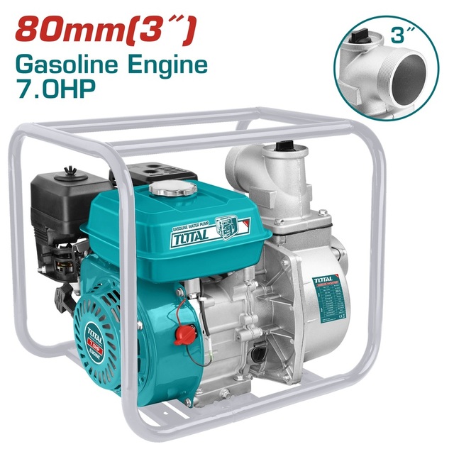 TOTAL Gasoline water pump 3" (TP38012)