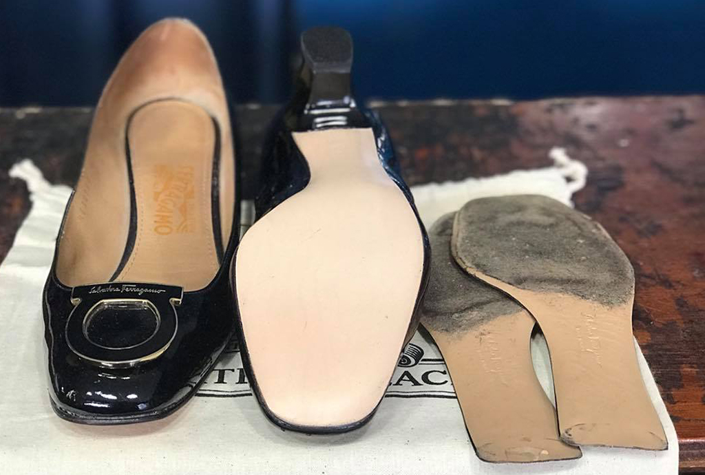 Ladies Full Leather Sole Coour match to the original sole