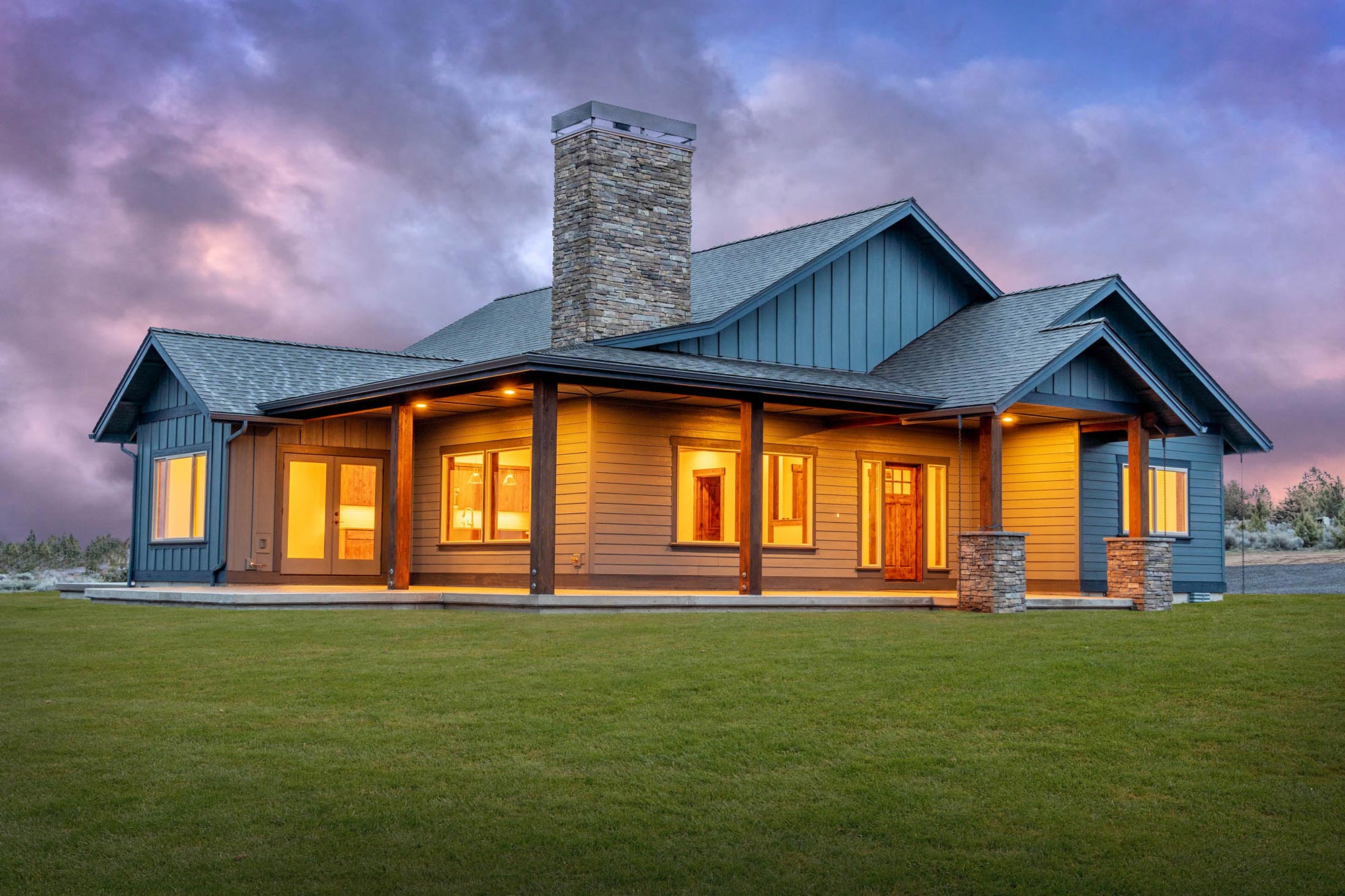 Custom Home Built in Powell Butte by Baxter Builders in Bend, Oregon