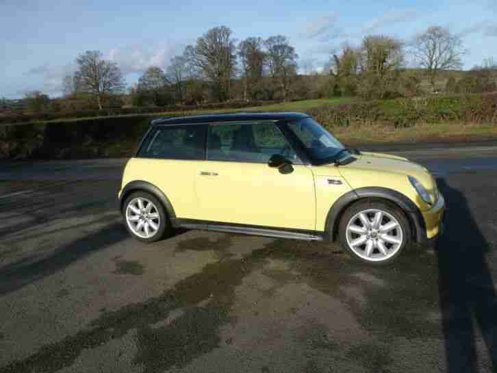 Mini 2003 (R53) Cooper S Rare Yellow Model. car for sale