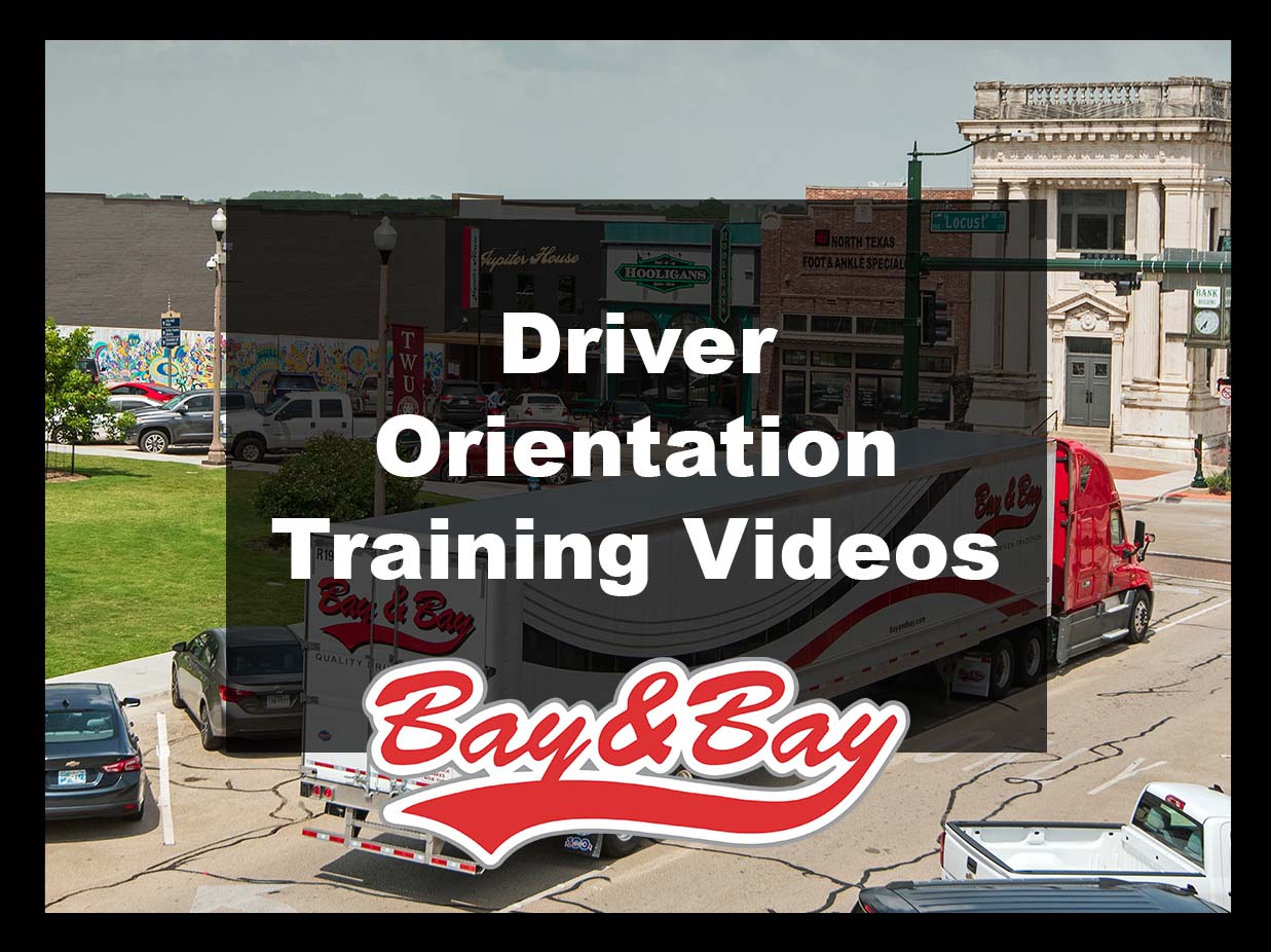 Driver Orientation Bay and Bay Transportation