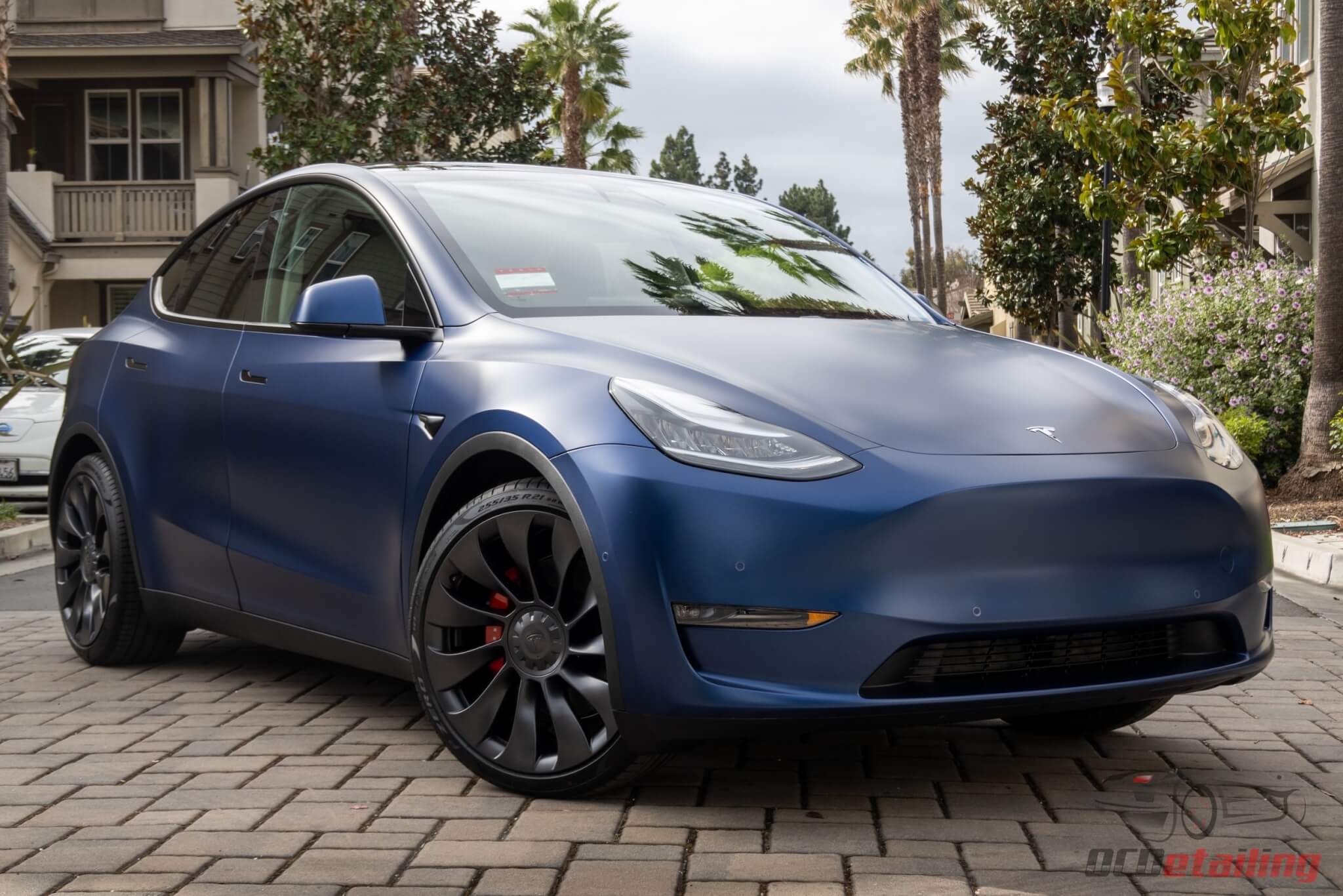 Tesla Model Y Wrap Blue artpuke