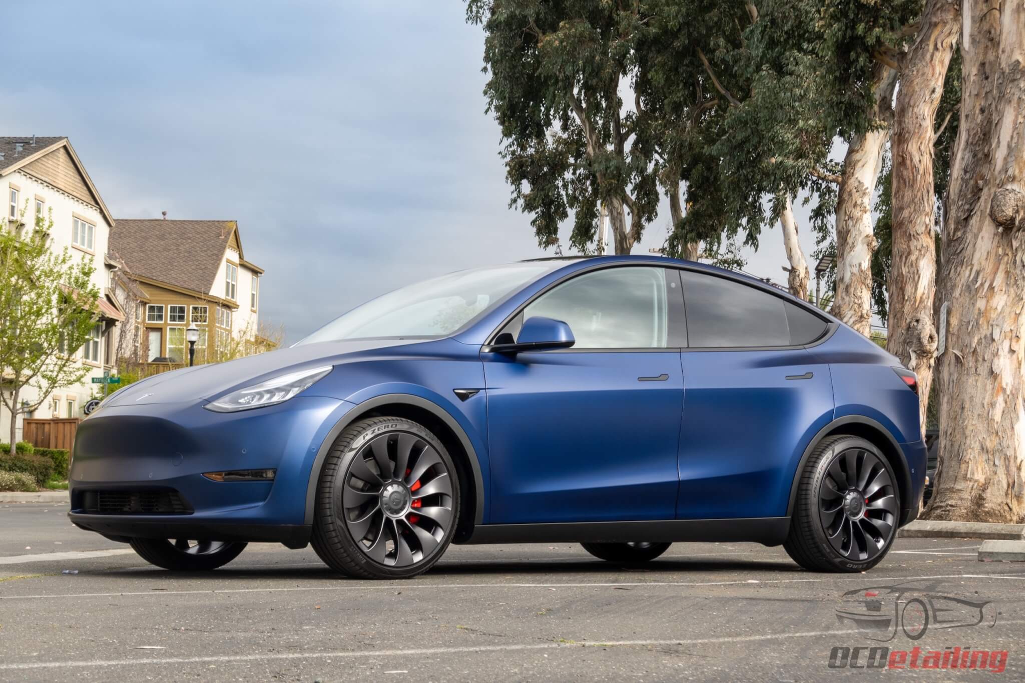 Tesla Model Y Wrap Blue artpuke