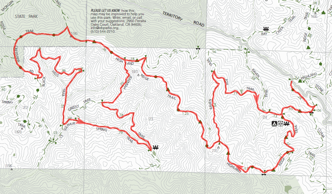 Territory (western trails) Bay Area Mountain Bike Rides