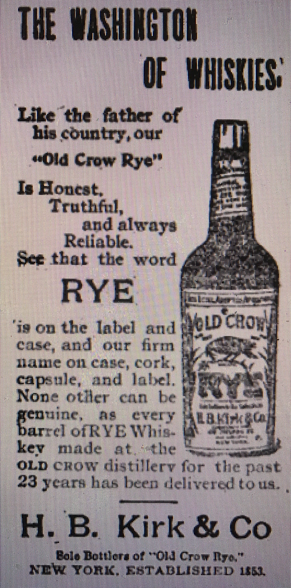 H B Kirk & Co., New York Bay Bottles