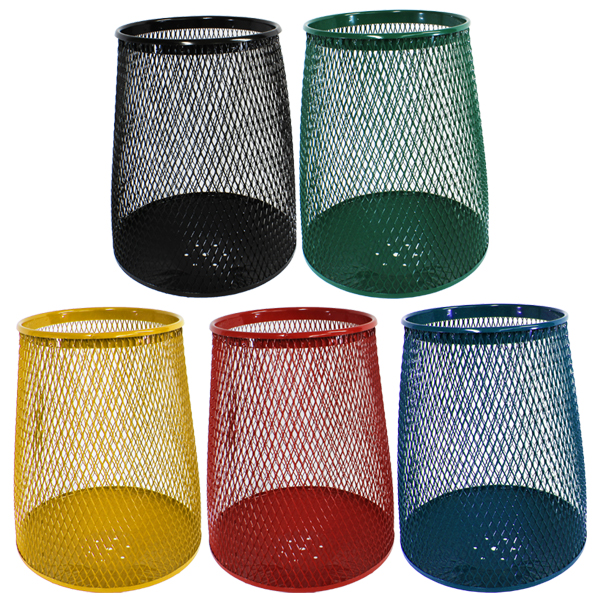 9 gal Steel Litter Baskets Bayco Golf