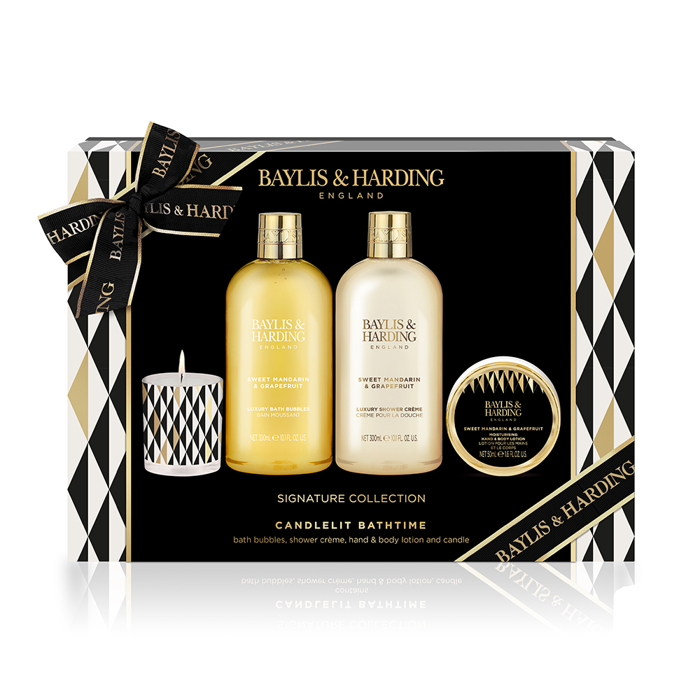 Luxury Candlelit Bath time Gift Set Baylis & Harding