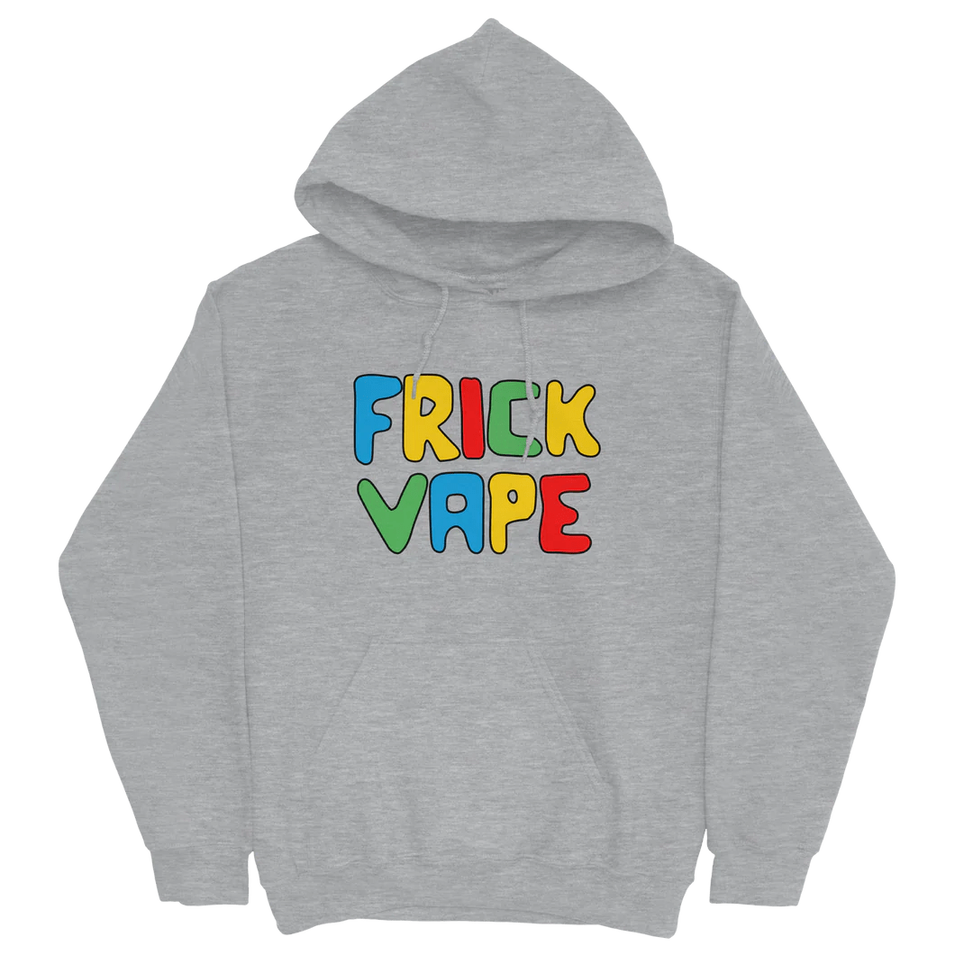 Fun Frick Vape Heather Grey Hoodie BAYLEN LEVINE