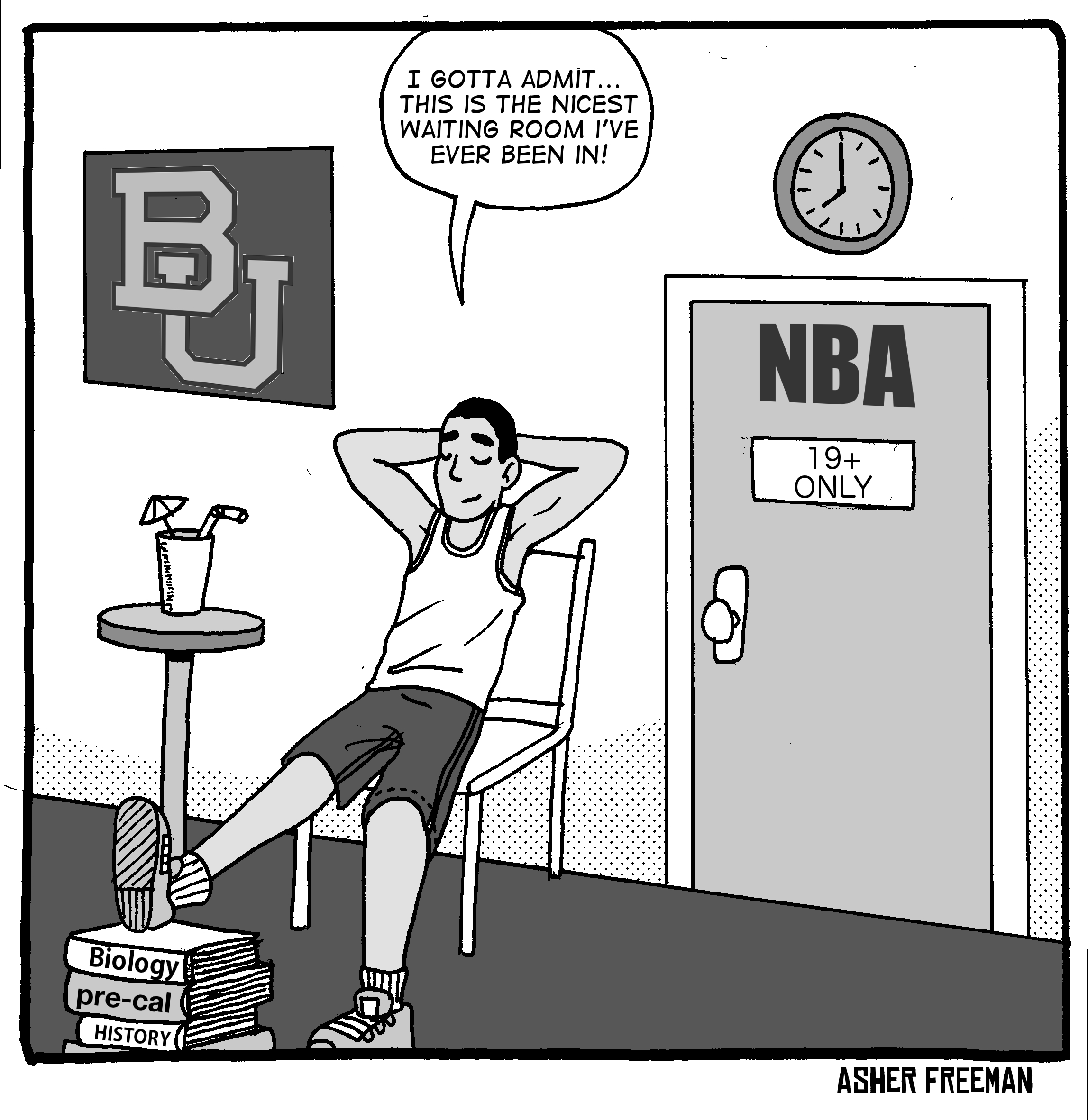 Editorial NBA rules detract from NCAA basketball The Baylor Lariat
