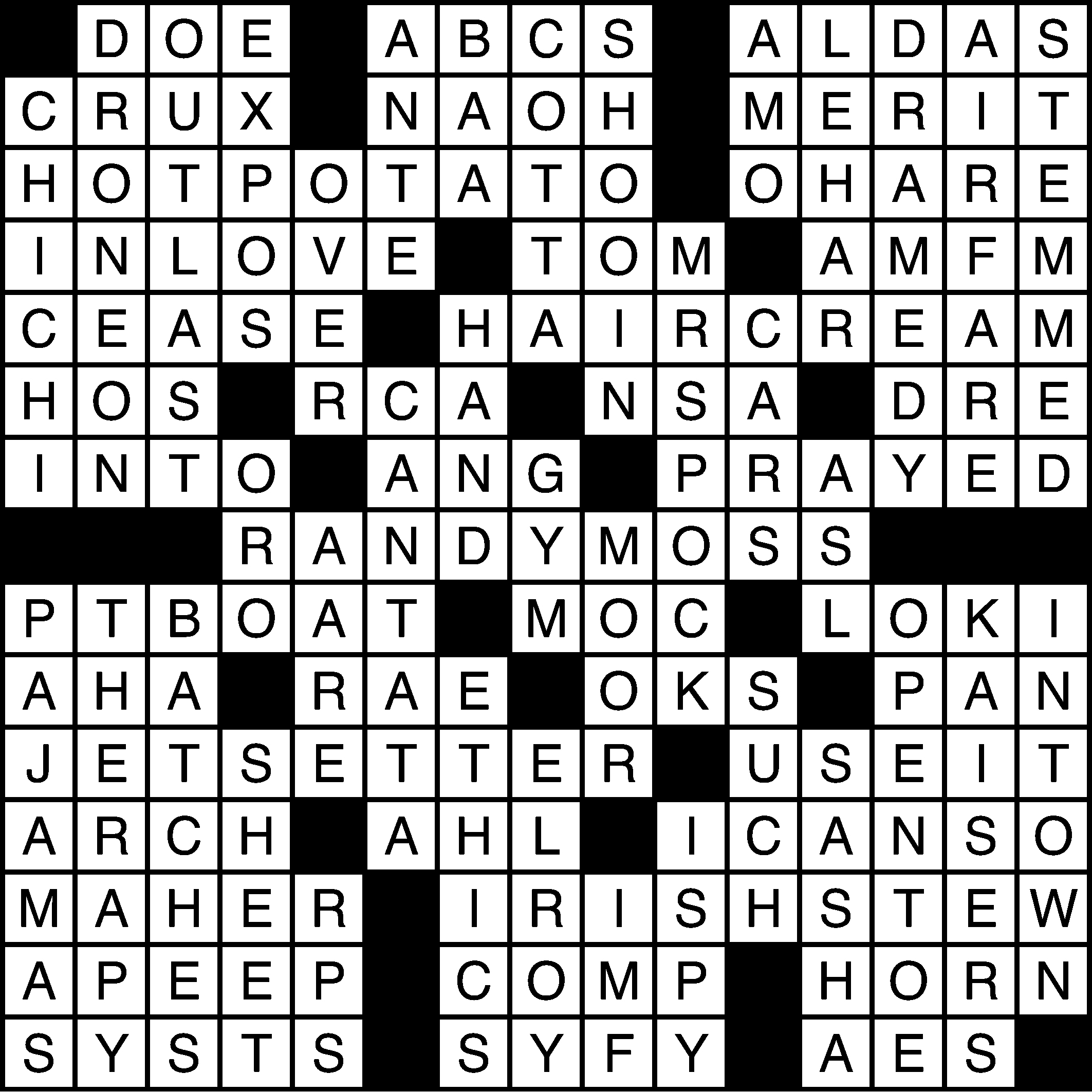 03/17/14 Crossword Answers The Baylor Lariat