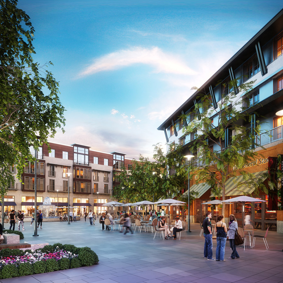Bay Meadows preps for town square at Bay Meadows San Mateo