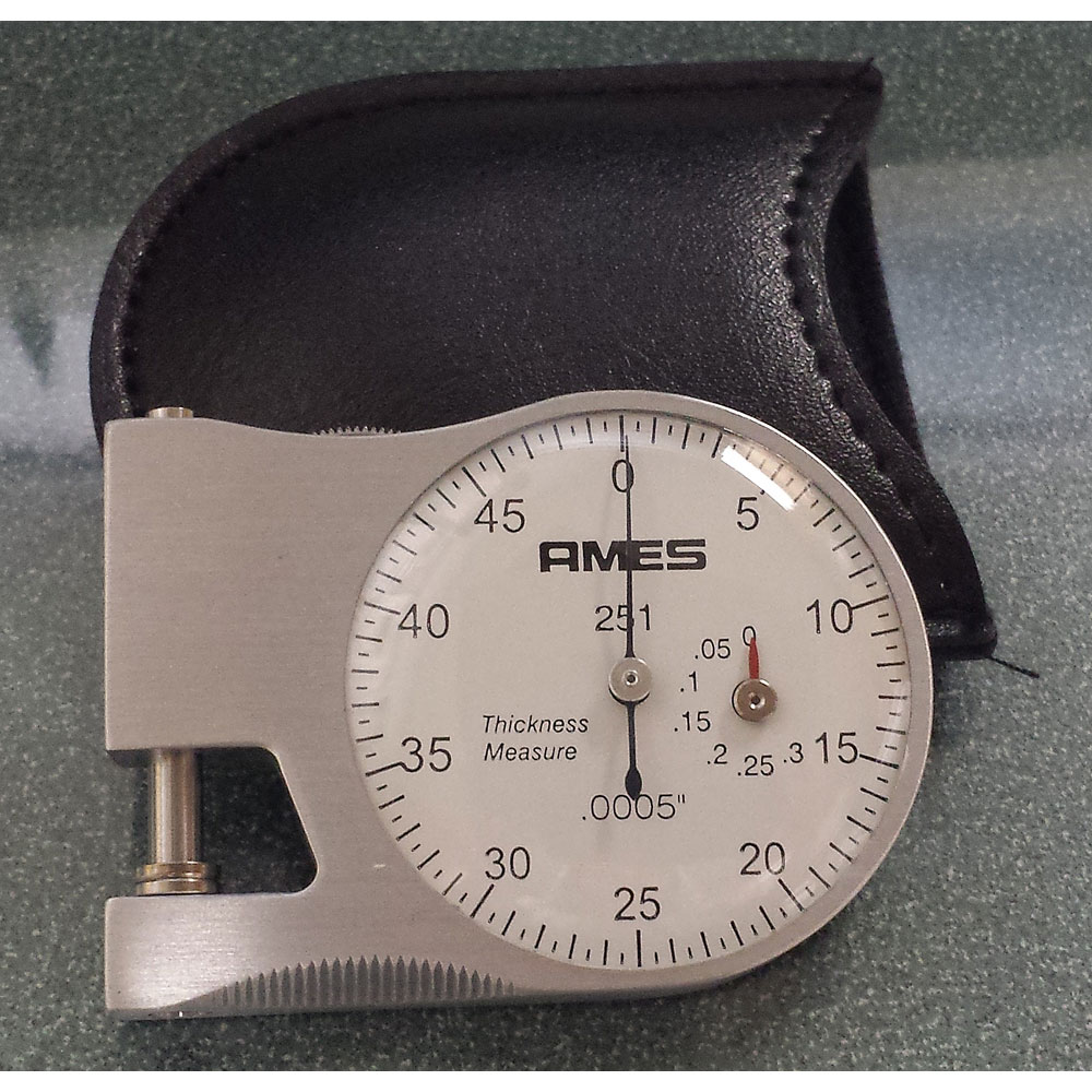 Ames Pocket Thickness Gauge Measures in 0.0005 incremants Bay Press
