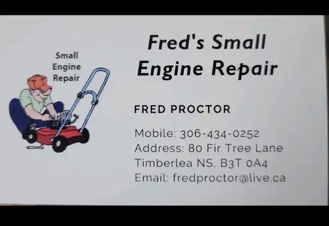 Fred’s Small Engine Repair - Bay Seniors
