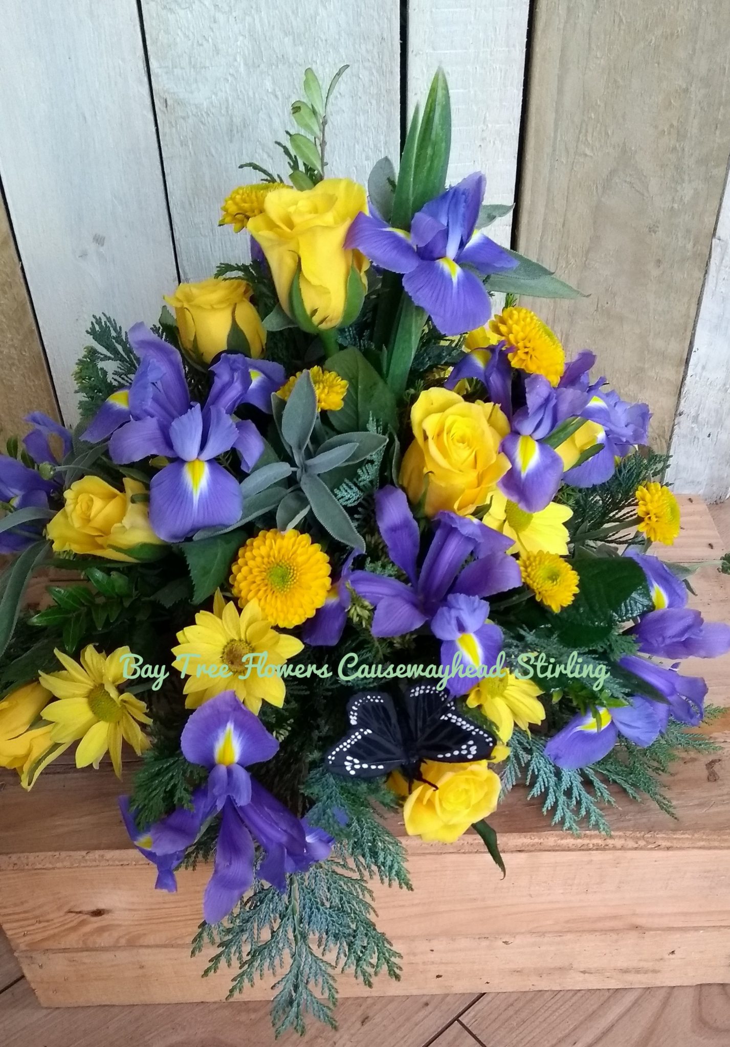 Seasonal Posy Design Bay Tree Flowers