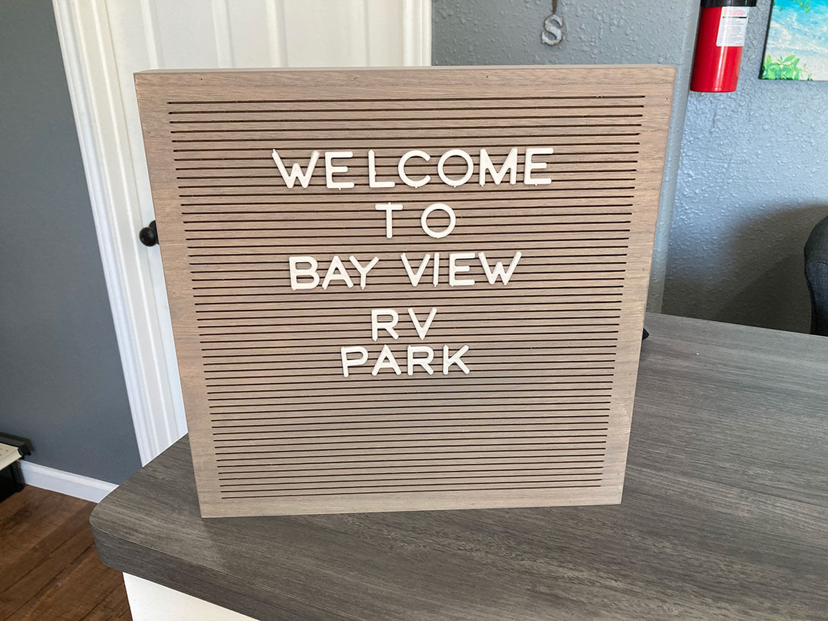 Amenities Bay View RV Park Port Lavaca, Texas