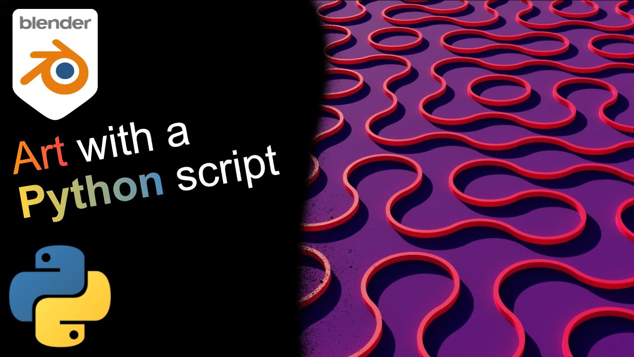 3D Truchet Tile with Python in Blender (StepbyStep) BlenderNation Bazaar