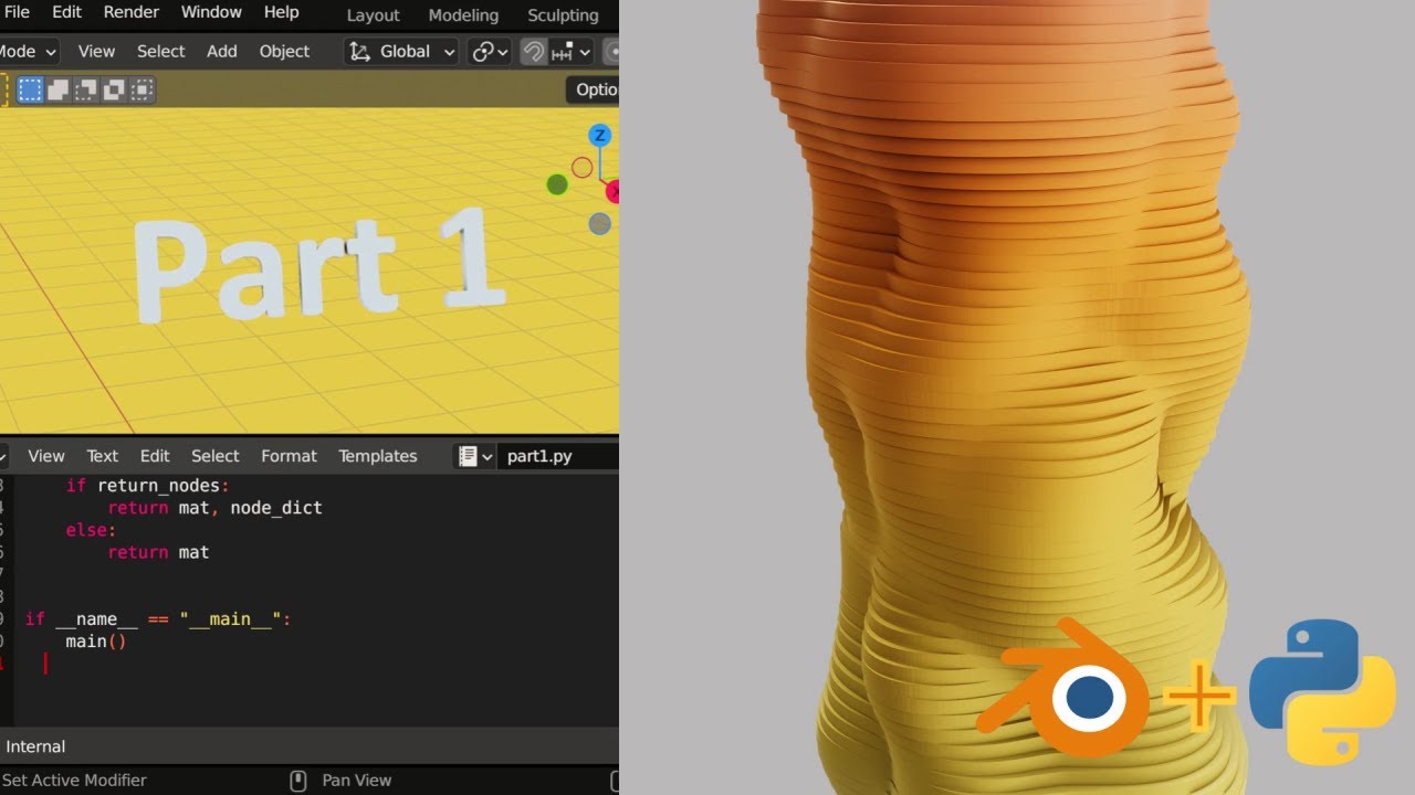 Blender+Python Color Slices Tutorial Series, Part 1 Project Setup
