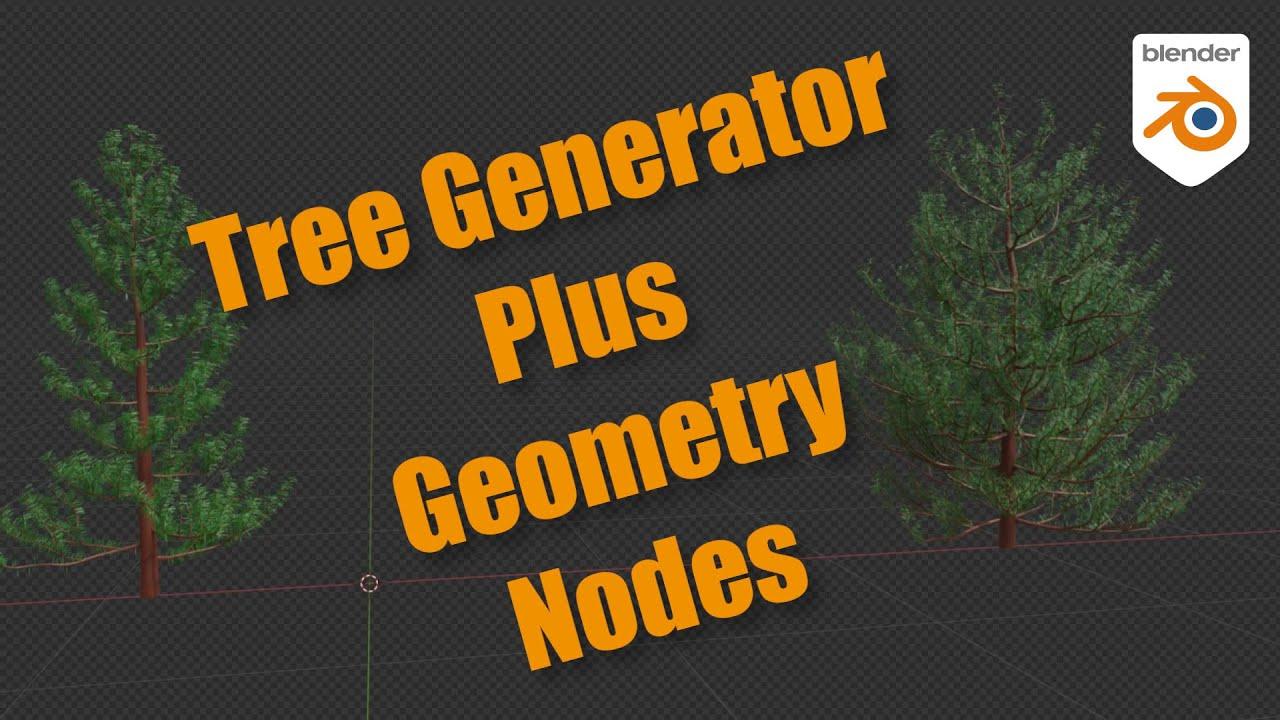 Tree Generator + Geometry Nodes = More Power! BlenderNation Bazaar