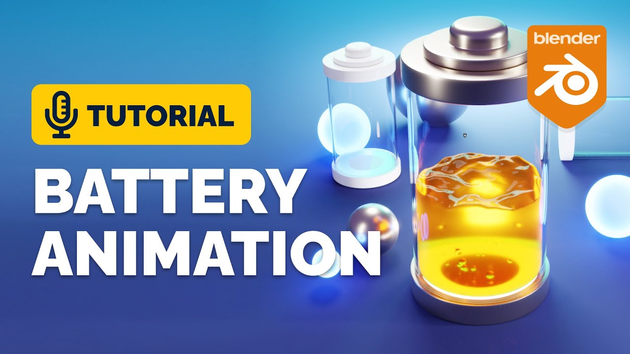 Blender Battery Animation Tutorial BlenderNation Bazaar