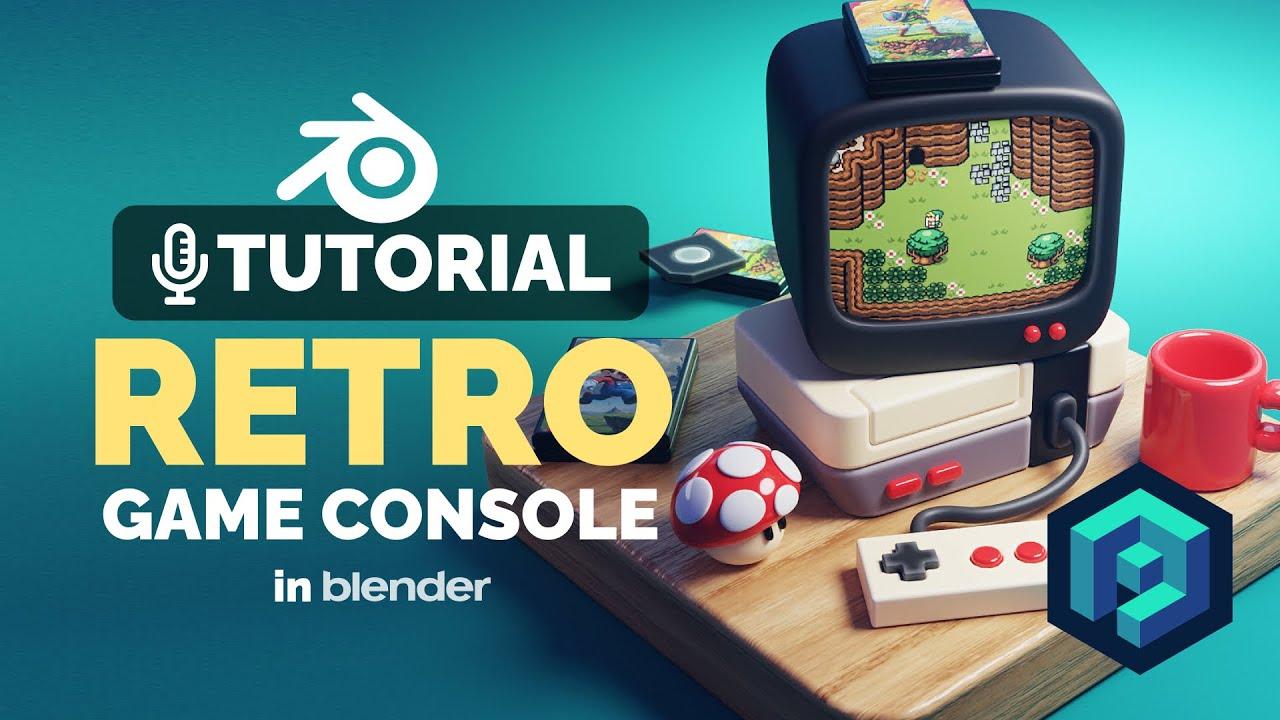 Blender Retro Game Console Tutorial BlenderNation Bazaar