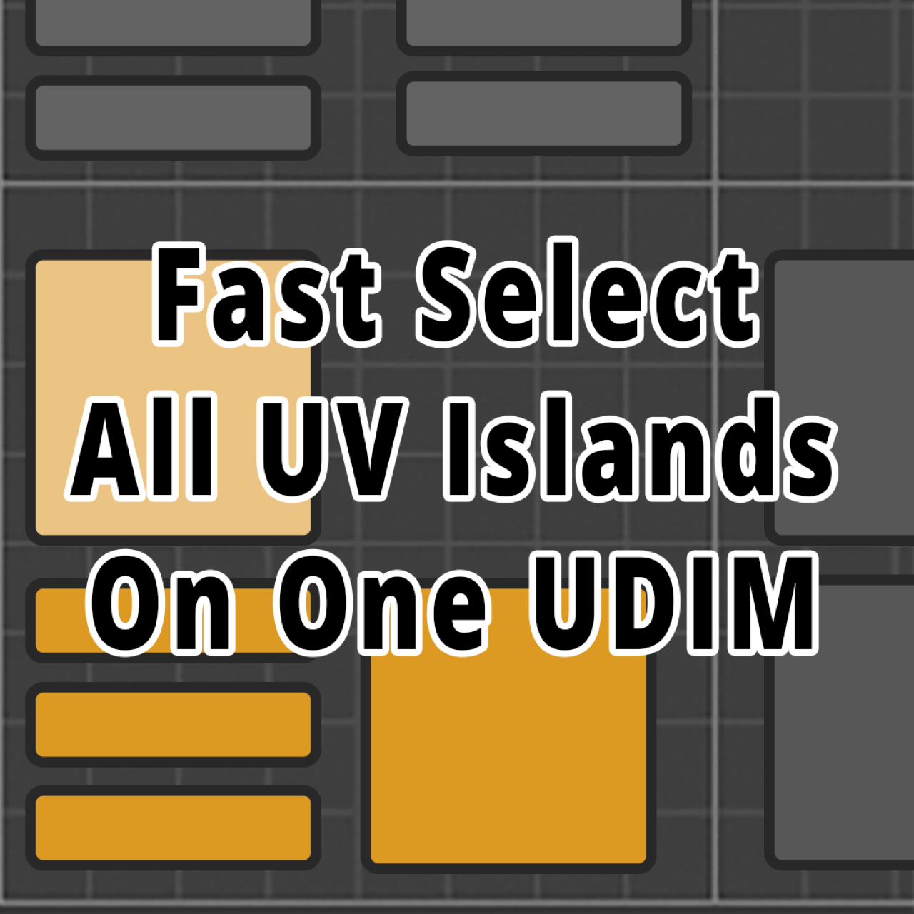 Selects all UV islands on one UDIM BlenderNation Bazaar