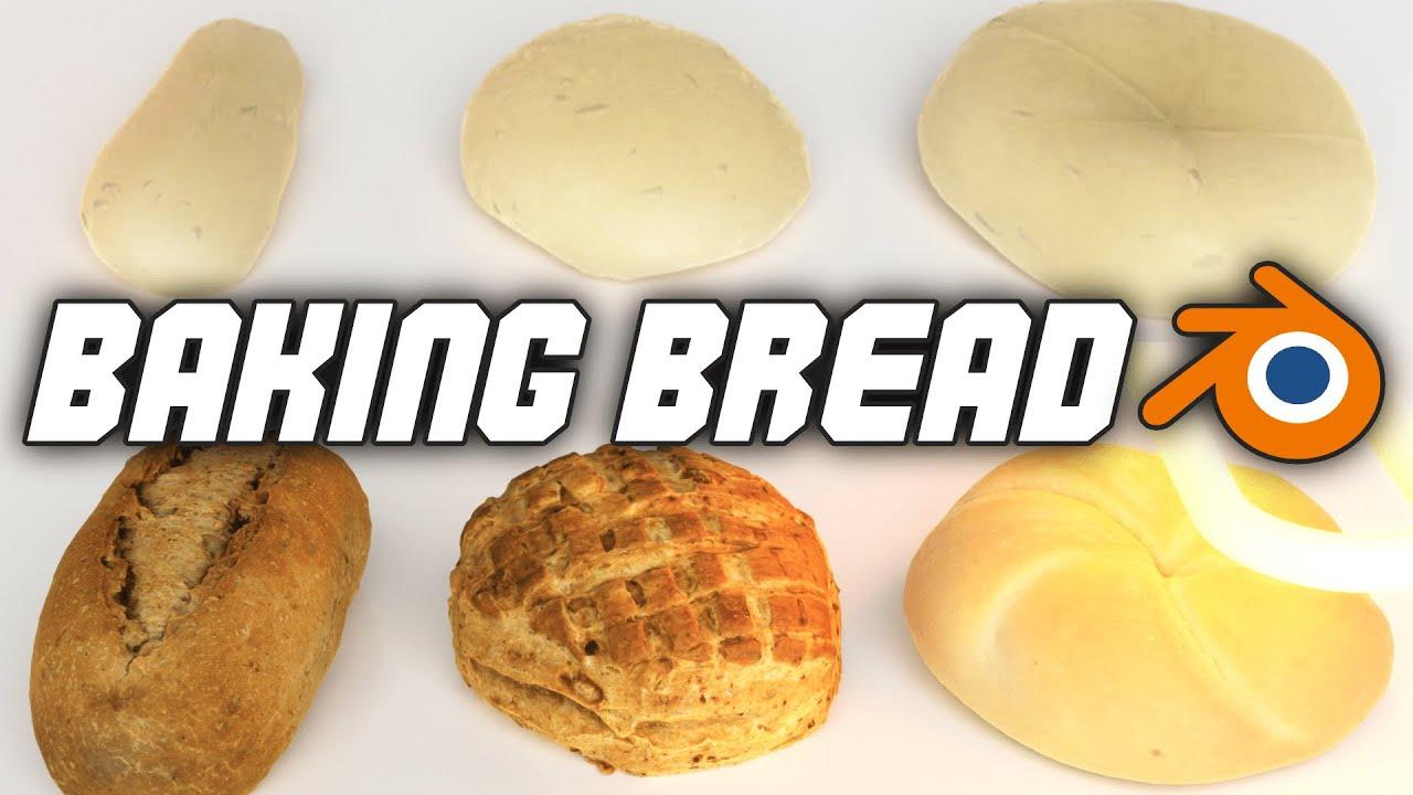 Simulating Baked Bread in Blender Tutorial BlenderNation Bazaar