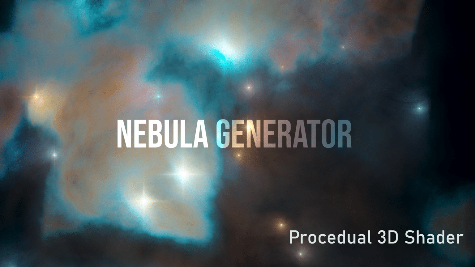 Nebula Generator Eevee/Cycles BlenderNation Bazaar