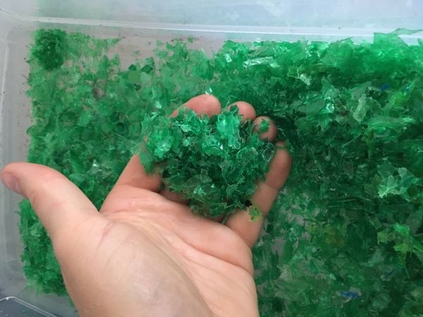Raw Material Plastic 1 PET Shredded Plastic