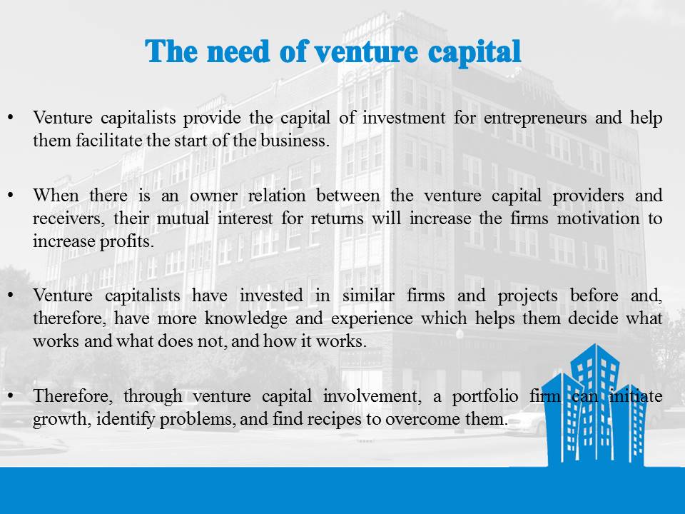 Venture Capital Presentation Entrepreneurship BBAmantra