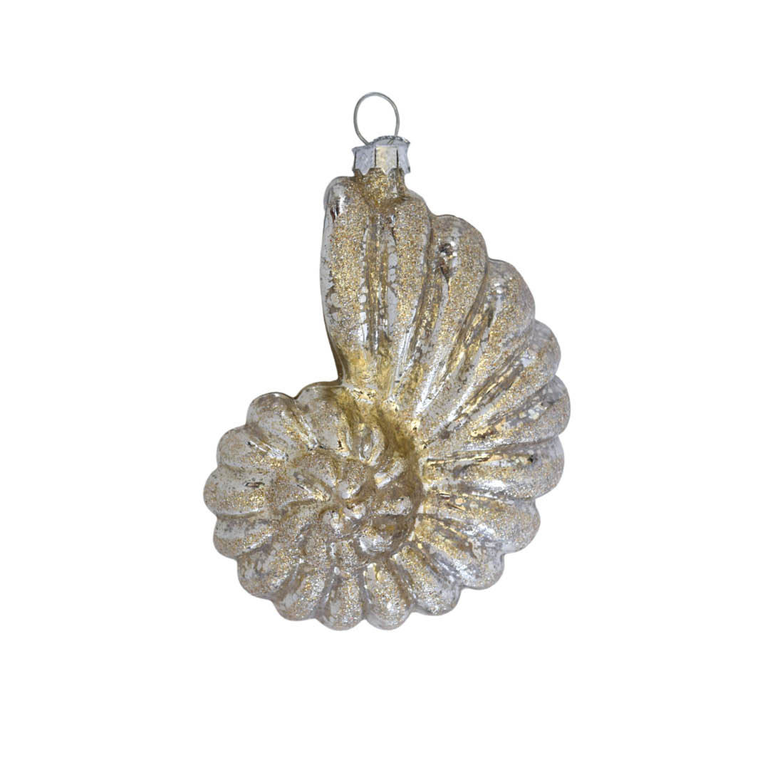 Mercury Glass Sea Shell BB Candles
