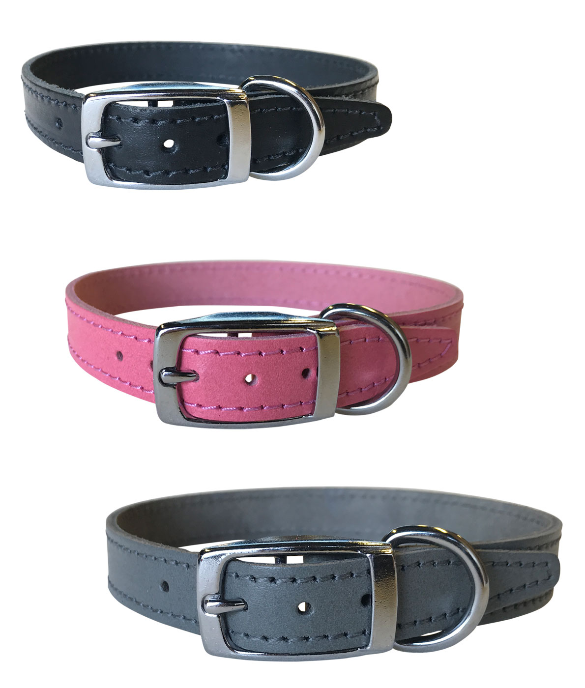 3/4″ Plain Leather Dog Collars BBD Pet Products