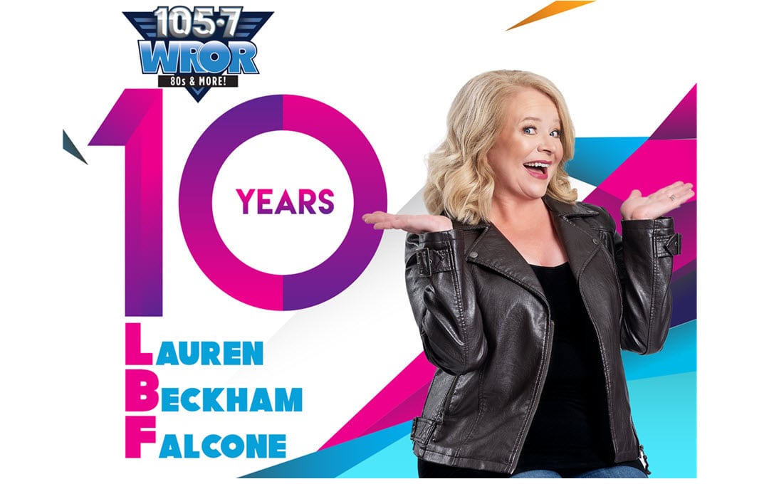 Lauren Beckham Falcone Celebrates 10 Years On the Air at 105.7 WRORFM