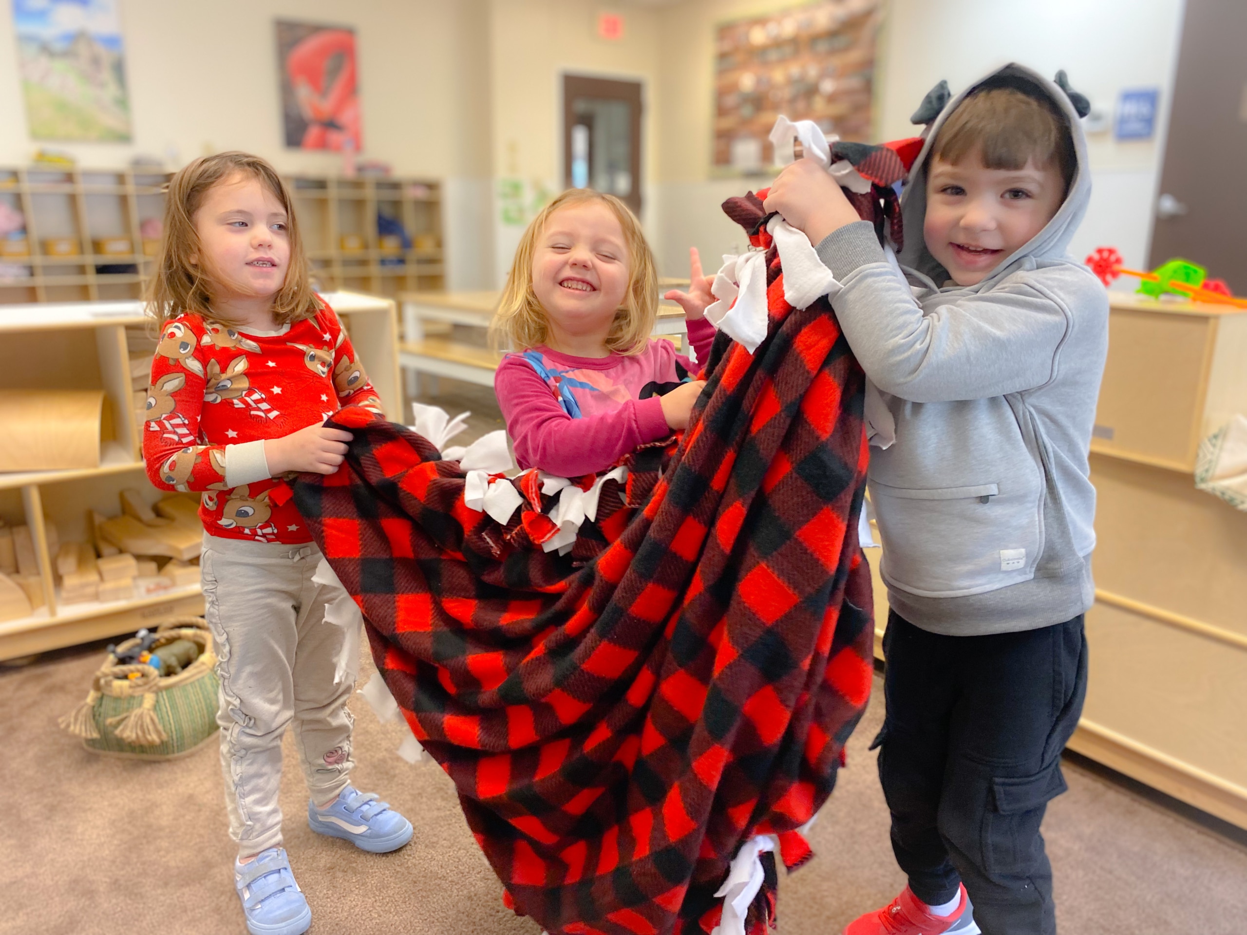 Big Blue Marble Academy's "Blankets of Love" Project Wraps Up with