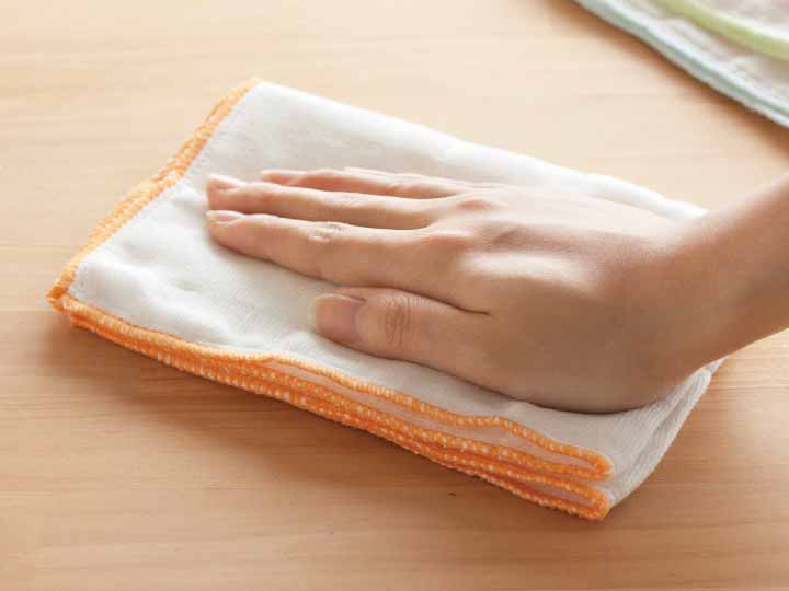 綿ガーゼふきん 10枚組 BBマルシェ by 大地を守る会