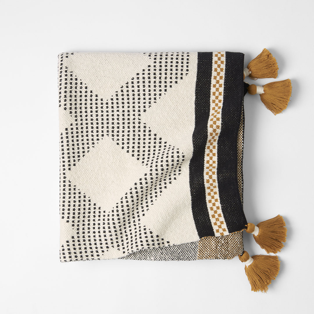 Buy Zanzibar Throw with Tassels Online Bed Bath N' Table