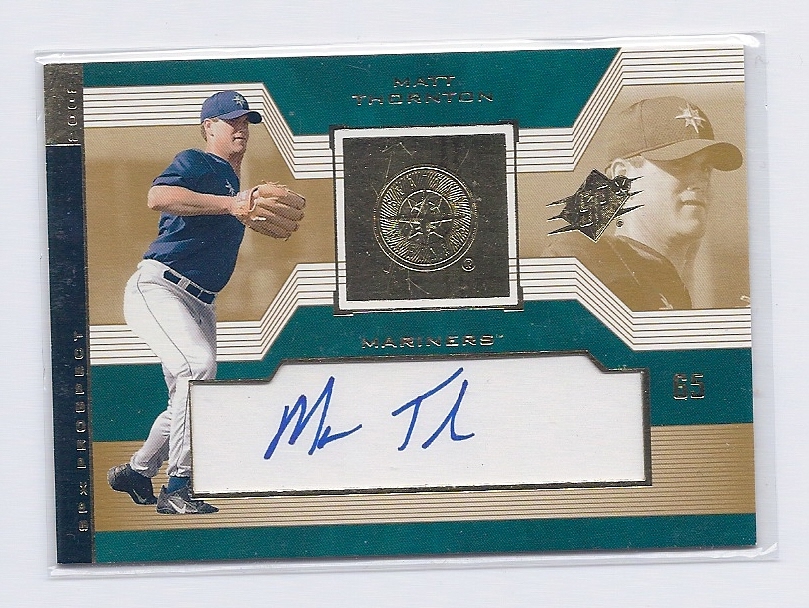 Matt Thornton Baseball Card Inventory
