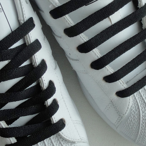 Black Flat Thin Shoe Laces [9BLK] £3.25 BBoy Laces High Quality