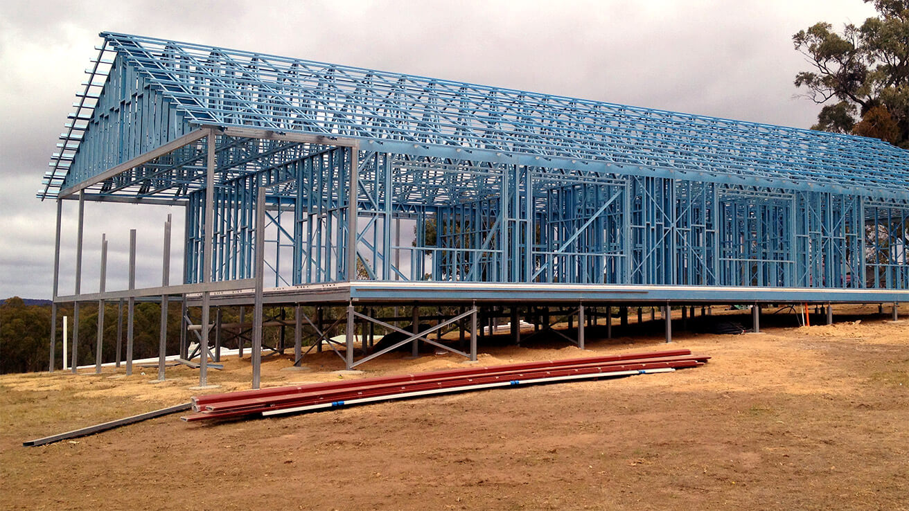 Steeline Bendigo Steel house frames, steel products