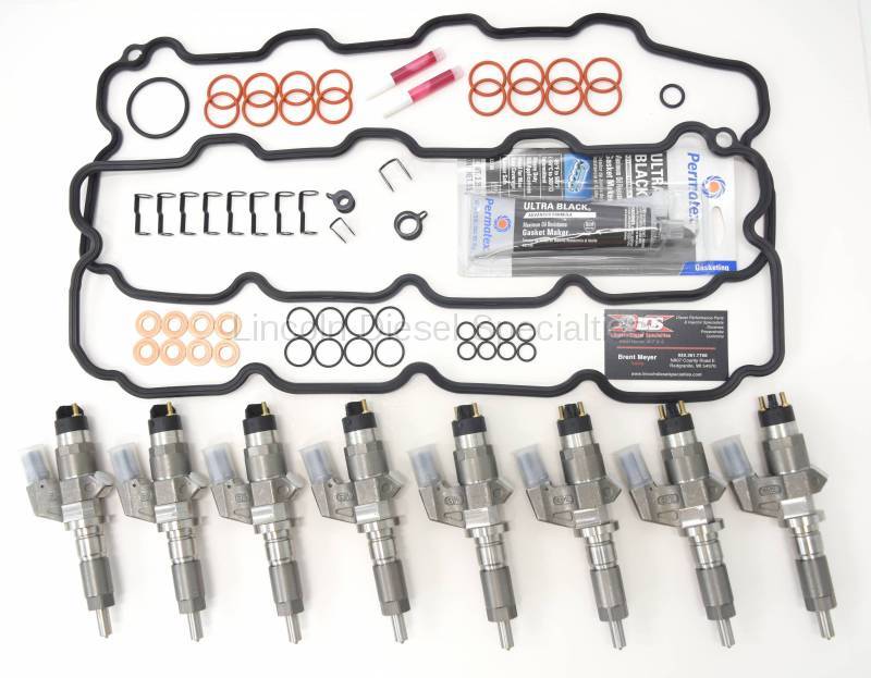 20012004 LDS LB7 45 SAC Style Fuel Injectors with FREE Master Install Kit